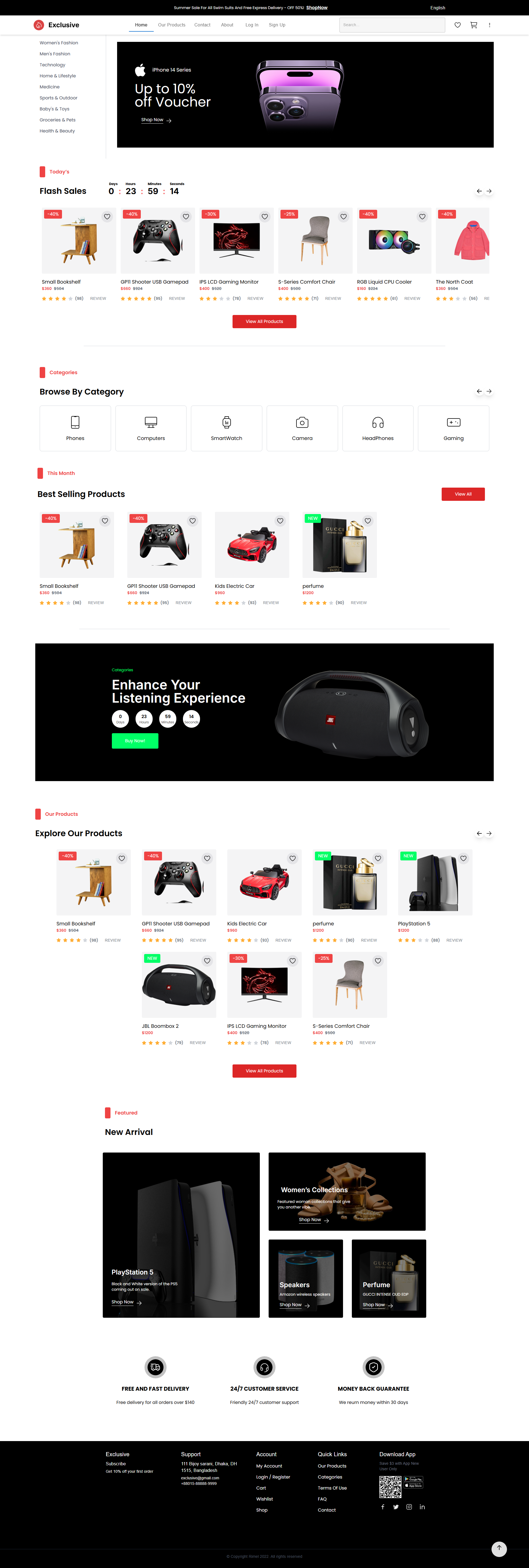 E-Commerce Website preview