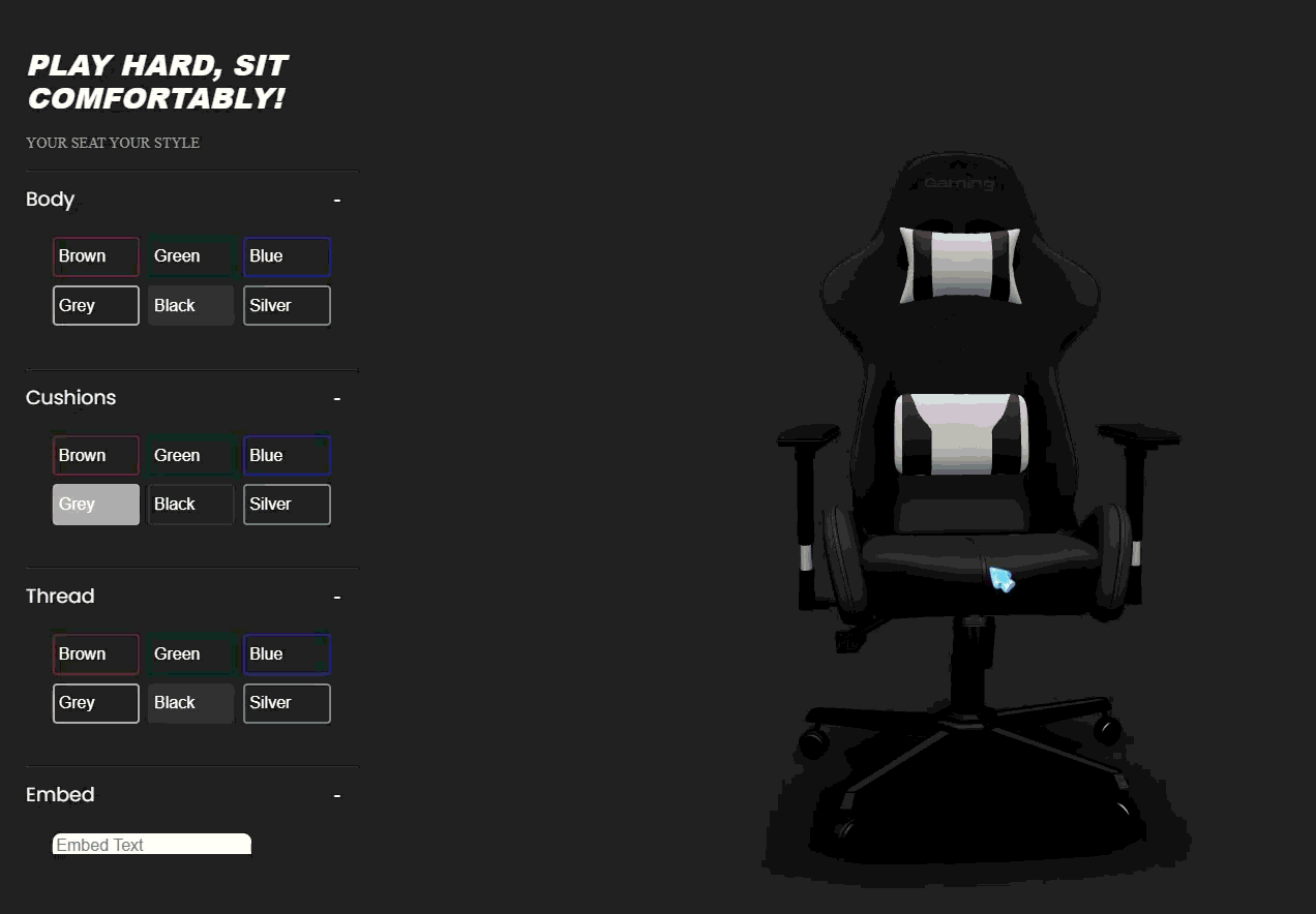3D Gaming Chair preview